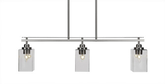 Odyssey Three Light Island Pendant in Brushed Nickel (200|2636-BN-530)