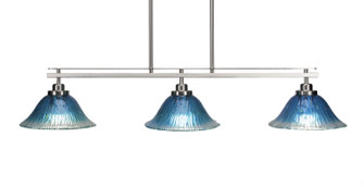 Odyssey Three Light Island Pendant in Brushed Nickel (200|2636-BN-438)