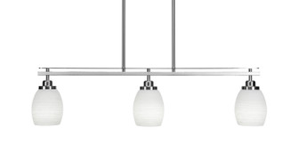 Odyssey Three Light Island Pendant in Brushed Nickel (200|2636-BN-4021)