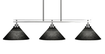 Odyssey Three Light Island Pendant in Brushed Nickel (200|2636-BN-4009)