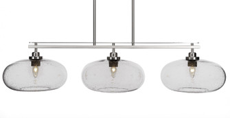 Odyssey Three Light Island Pendant in Brushed Nickel (200|2636-BN-206)