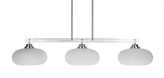 Odyssey Three Light Island Pendant in Brushed Nickel (200|2633-BN-216)