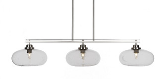 Odyssey Three Light Island Pendant in Brushed Nickel (200|2633-BN-206)