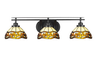 Odyssey Three Light Bath Bar in Matte Black (200|2613-MB-9975)