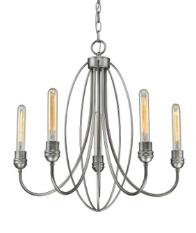 Persis Five Light Chandelier in Old Silver (224|3000-5OS)