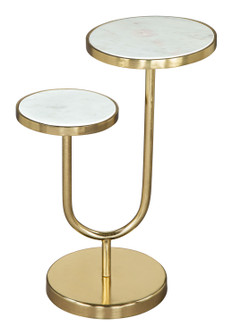 Marc Side Table in White, Gold (339|109354)