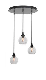 Empire Three Light Pendalier in Matte Black (200|2183-MB-4102)