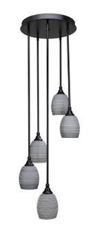 Empire Five Light Pendalier in Matte Black (200|2145-MB-4022)