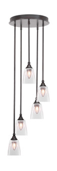 Empire Five Light Pendalier in Espresso (200|2145-ES-461)