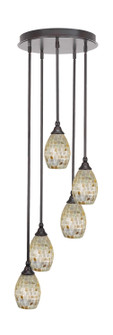 Empire Five Light Pendalier in Espresso (200|2145-ES-406)