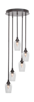 Empire Five Light Pendalier in Espresso (200|2145-ES-210)