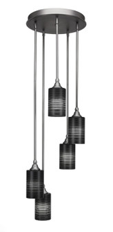 Empire Five Light Mini Pendant in Brushed Nickel (200|2145-BN-4069)