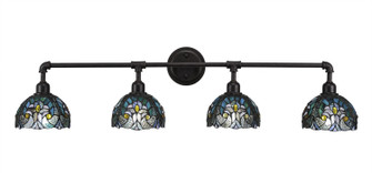 Vintage Four Light Bath Bar in Dark Granite (200|184-DG-9925)
