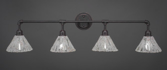Vintage Four Light Bath Bar in Dark Granite (200|184-DG-7195)