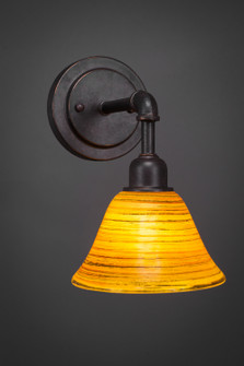 Vintage One Light Wall Sconce in Dark Granite (200|181-DG-454)