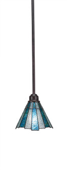 Blacksmith One Light Mini Pendant in Painted Wood-Look & Dark Granite (200|1761-9325)