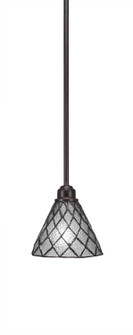Blacksmith One Light Mini Pendant in Painted Wood-Look & Dark Granite (200|1761-9185)
