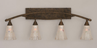 Bow Four Light Bath Bar in Bronze (200|174-BRZ-721)