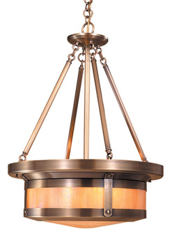 Berkeley Four Light Pendant in Mission Brown (37|BCMH-20RM-MB)