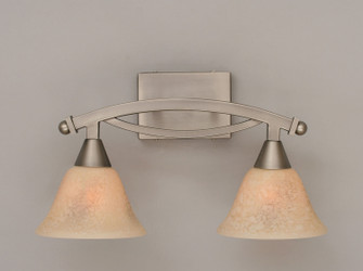 Bow Two Light Bath Bar in Brushed Nickel (200|172-BN-508)