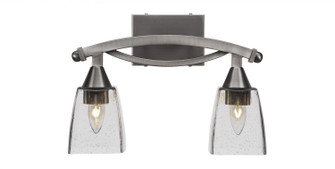 Bow Two Light Bathroom Lighting in Brushed Nickel (200|172-BN-460)