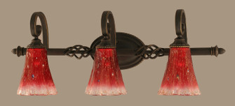 Elegant Three Light Bath Bar in Dark Granite (200|163-DG-726)