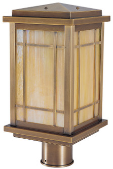 Avenue One Light Post Mount in Satin Black (37|AVP-8CS-BK)