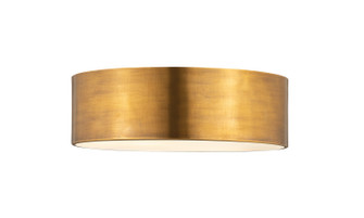 Harley Three Light Flush Mount in Rubbed Brass (224|2302F3-RB)