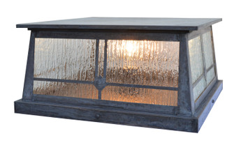 Aberdeen One Light Column Mount in Mission Brown (37|ABC-15WO-MB)