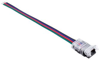Snap Connector 4Pin Heavy Duty Snap Connector With Cable in White/Clear (303|TL-4PWR-HD)