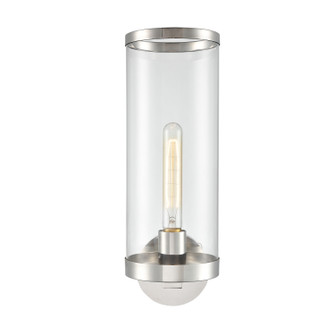 Revolve II One Light Bathroom Fixture in Clear Glass/Polished Nickel (452|WV311601PNCG)