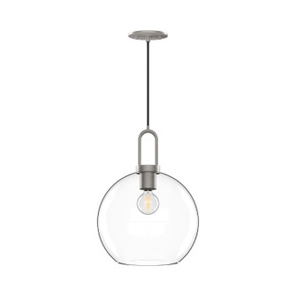 Soji One Light Pendant in Brushed Nickel/Clear Glass (452|PD601710BNCL)