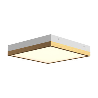 Sydney LED Flush Mount in Aged Gold/White (452|FM553211AGWH)