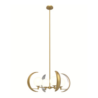 Celeste Four Light Chandelier in Vintage Brass (452|CH351204VB)