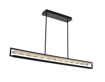 Capuccio LED Island Pendant in Matte Black w/ Chrome (238|036962-052-FR001)