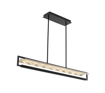 Capuccio LED Island Pendant in Matte Black w/ Chrome (238|036961-052-FR001)