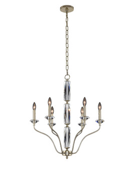 Savia Six Light Chandelier in Champagne Gold (238|035670-041-FR001)