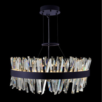 Glacier LED Pendant in Matte Balck (238|030255-052)