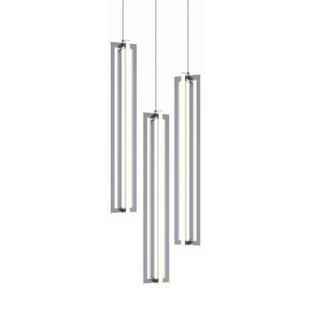 Cass LED Pendant in Satin Nickel (162|CSSP24L30D1SNRND3)