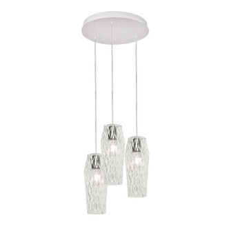 Candace Three Light Pendant in Satin Nickel (162|CNDP05MBCLRND3)