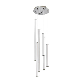 Caden LED Pendant in Satin Nickel (162|CADP99L30UDSNRND6)