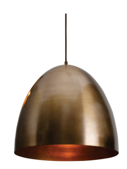 Brooklyn One Light Pendant in Antique Brass (162|BKNP16QB)