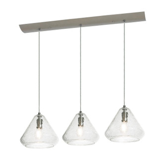 Armitage Three Light Pendant in Satin Nickel (162|AGP10MBSNCCLNR3)