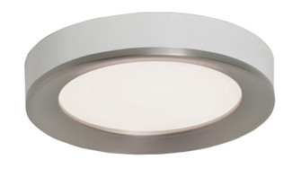 Alta LED Flush Mount in Satin Nickel and White (162|AAF162600L30D1SNWH)