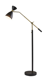 Oscar Floor Lamp in Black W. Antique Brass (262|4284-01)