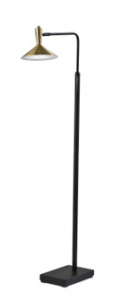 Lucas LED Floor Lamp in Black W. Antique Brass (262|4263-01)