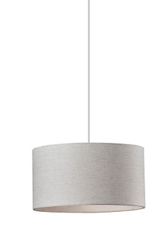 Harvest One Light Pendant in White Textured Fabric (262|4001-02)