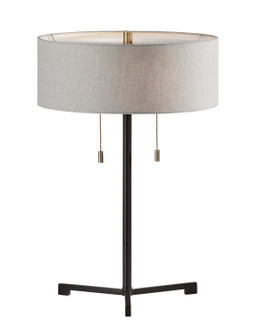 Wesley Two Light Table Lamp in Black (262|1556-01)
