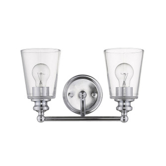 Ceil Two Light Vanity in Chrome (106|IN41401CH)
