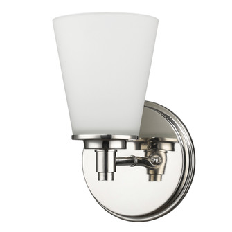 Conti One Light Wall Sconce in Polished Nickel (106|IN41340PN)